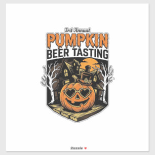 Pumpkin Beer Tasting Vintage Halloween Event Shirt