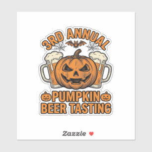Pumpkin Beer Tasting Vintage Halloween Shirt Desig