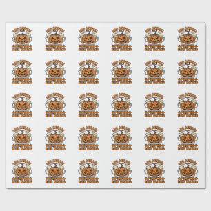 Pumpkin Beer Tasting Vintage Halloween Shirt Desig Wrapping Paper