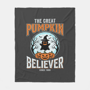Pumpkin Believer Halloween Graphic Fleece Blanket