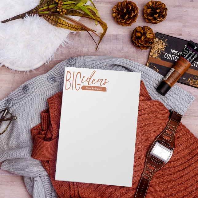 Pumpkin Big Ideas Notepad (Creator Uploaded)