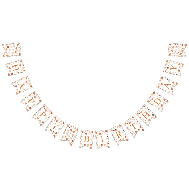 Pumpkin Birthday Banner Garland (All)