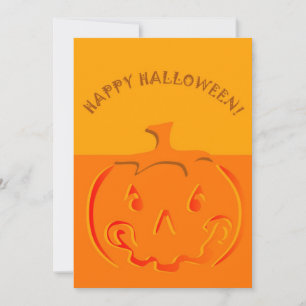 Pumpkin BLANK Halloween Invitation