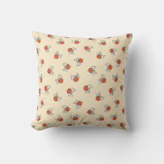 Pumpkin & Bones Halloween Cushion