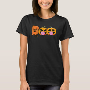 Pumpkin Boo Lazy Halloween Costume  Jack O Lantern T-Shirt