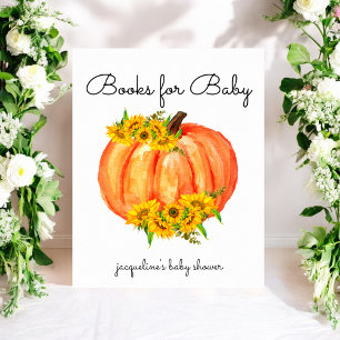 Pumpkin Books for Baby Sign