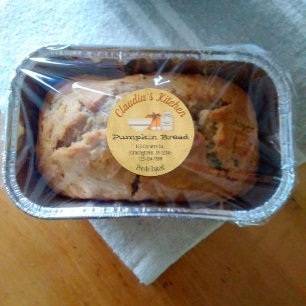 Pumpkin Bread Product Sticker