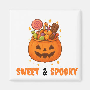 Pumpkin Bucket Full of Sweet - Halloween  Magnet