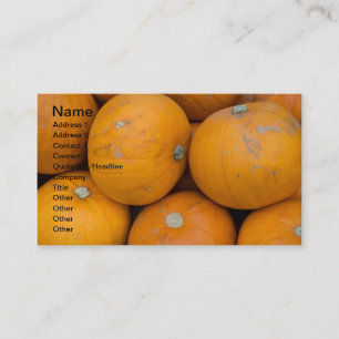 Pumpkin Business Card