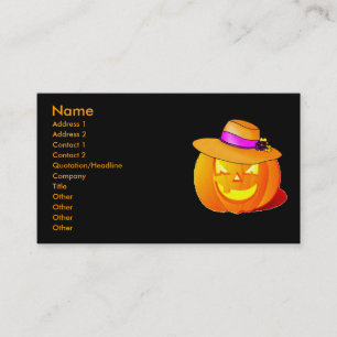 Pumpkin Business Card