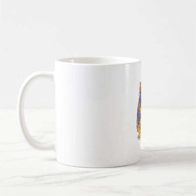 Pumpkin Campfire Serenade Coffee Mug (Left)