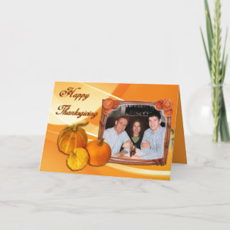 Pumpkin card with your photo xoxoxo
