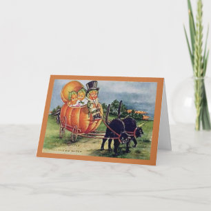 Pumpkin Carriage Card