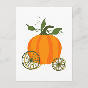 Pumpkin Carriage Postcard