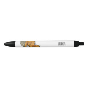Pumpkin cartoon illustration black ink pen