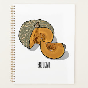 Pumpkin cartoon illustration planner