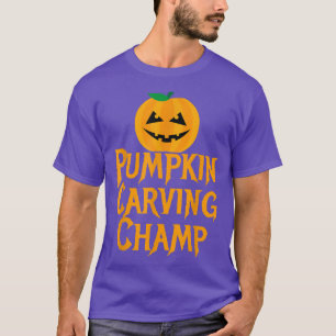 Pumpkin Carving Champ Halloween  T-Shirt