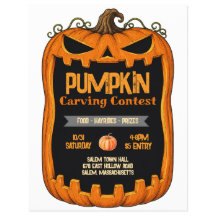 Pumpkin Carving Contest Flyer