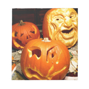 Pumpkin Carving I Notepad
