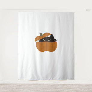 Pumpkin cat Classic T-Shirt_1 Tapestry