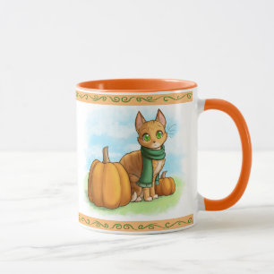 Pumpkin Cat Mug