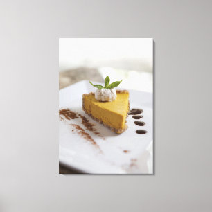 Pumpkin Cheesecake Canvas Print