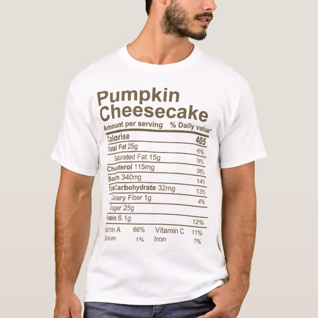 Pumpkin Cheesecake T-Shirt (Front)