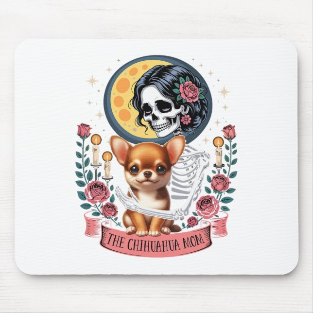 Pumpkin Cherries Bow Halloween Pumpkin Cherries Co Mouse Mat (Front)