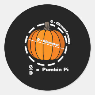 Pumpkin classic round sticker