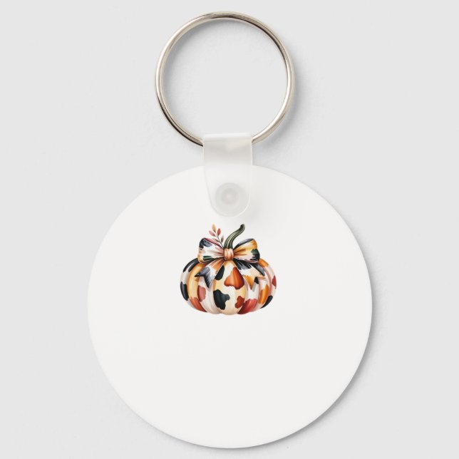pumpkin Classic T-Shirt Key Ring (Front)