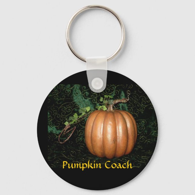 Pumpkin Coach Key Ring (Front)