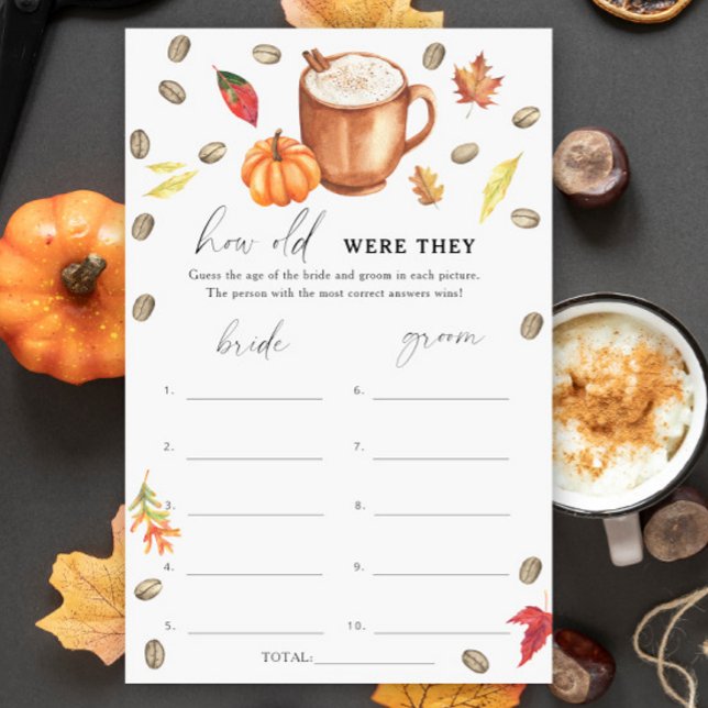 Pumpkin Coffee How old were they bridal (Creator Uploaded)