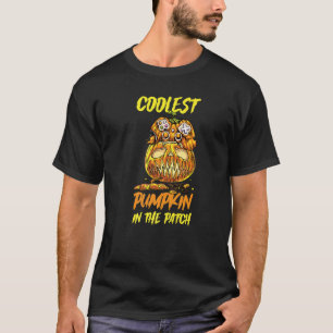 Pumpkin Controller Gamer Coolest Pumpkin In The Pa T-Shirt