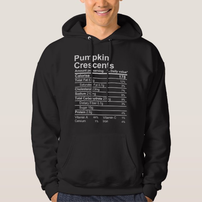 Pumpkin Crescents Hoodie (Front)