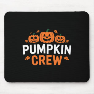 Pumpkin Crew Funny Matching Pumpkin Patch Family Mouse Mat