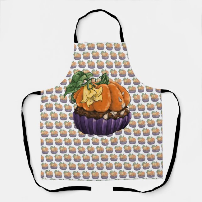 Pumpkin Cupcake Apron (Front)