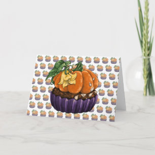Pumpkin Cupcake Card
