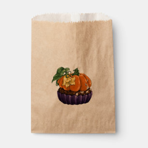 Pumpkin Cupcake Favour Bags
