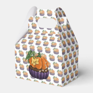 Pumpkin Cupcake Favour Box