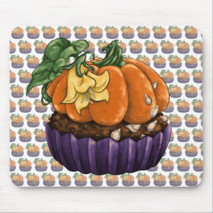 Pumpkin Cupcake Mouse Mat