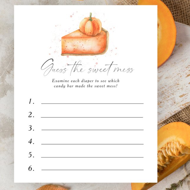 Pumpkin cutie pie - Guess the Sweet Mess Game (Creator Uploaded)