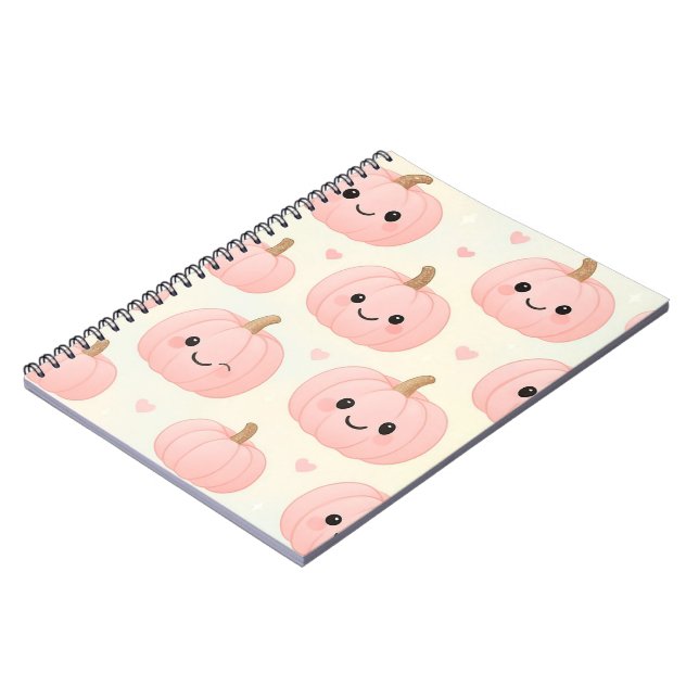 Pumpkin Cutie Spiral Notebook (Left Side)