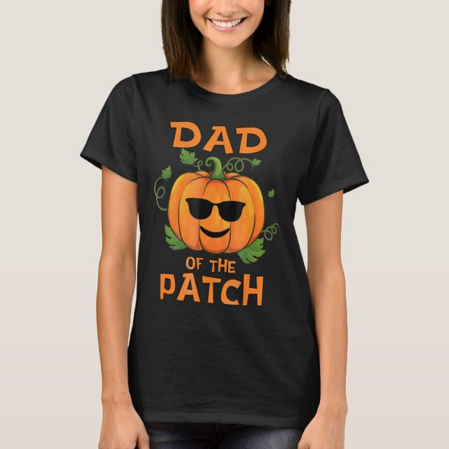 Pumpkin Dad of the Patch T-Shirt Family Halloween (Front)