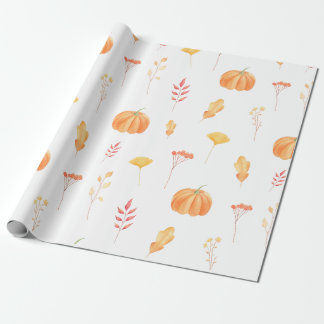 Pumpkin Design Gift Wrapping Paper