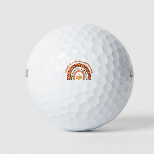 Pumpkin design golf balls (Front)
