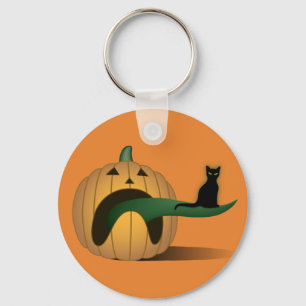 Pumpkin Disgust Key Ring