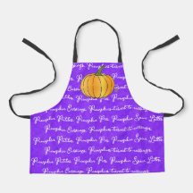 Pumpkin Don't Be Shy KID'S All-Over Print Apron