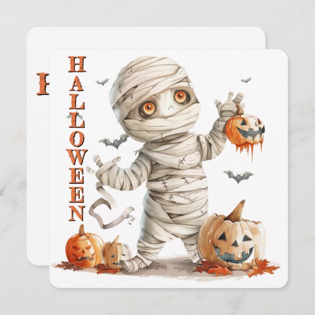 Pumpkin Drip – Mummy with a Sweet Scare (Front/Back)