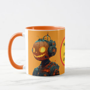 Pumpkin Droid Mug