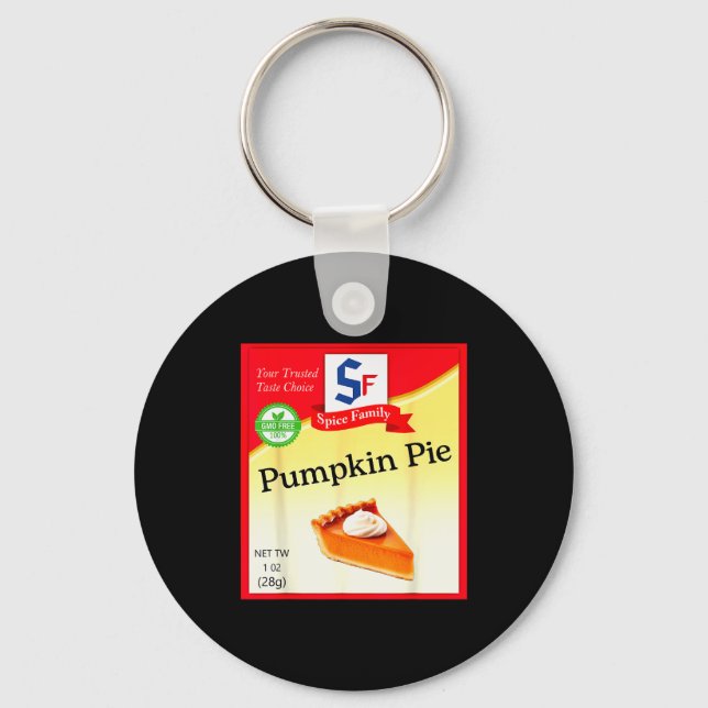 Pumpkin E Condiment Costume Holiday Sce Costumes  Key Ring (Front)